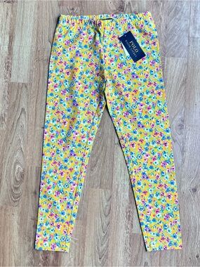 NWT Polo Ralph Lauren Floral Leggings Medium 8/10